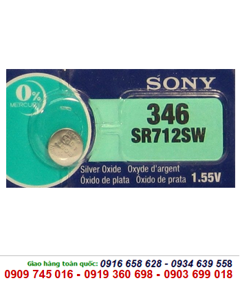 Pin Sony SR712SW-346 Silver Oxide 1.55V chính hãng